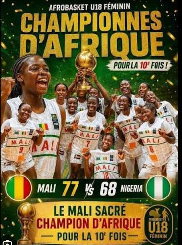 AfroBasket U18 : Aiglonnes décrochent une dixième couronne