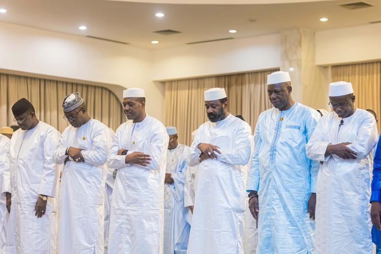 Bamako- Mali: Le Président de la Transition accompli la prière de l'Aid Al ADHA